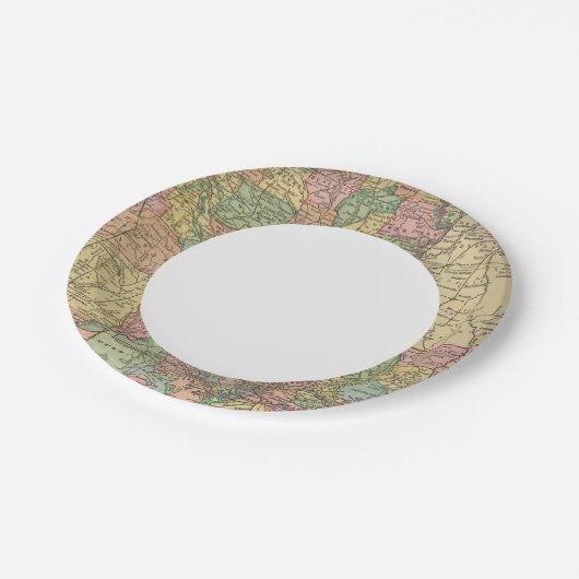 Assiettes En Carton Louisiane 10 (Angle)