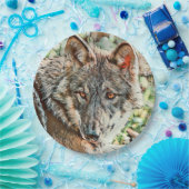 Assiettes En Carton loup cinglé (Fête)