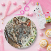 Assiettes En Carton loup cinglé (Fête)