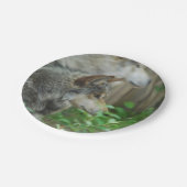 Assiettes En Carton Loup de bois de construction (Angle)