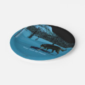 Assiettes En Carton Loup d'hiver - Tapetum Lucidum (Angle)