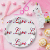 Assiettes En Carton Love Baseball Pour L'Amour Du Jeu (Fête)