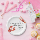 Assiettes En Carton Love Bayou Crawfish (Fête)