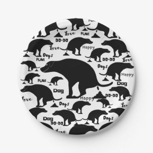 Assiettes En Carton Love Dogs