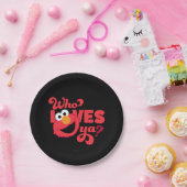 Assiettes En Carton Love Elmo (Fête)