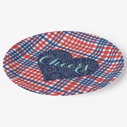 Assiettes En Carton Love Fall Kitsch Mariage campagnard Plaques (Angle)