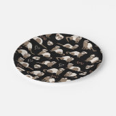 Assiettes En Carton Love Ferrets - Noir (Angle)
