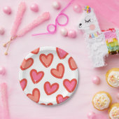 Assiettes En Carton Love Hearts Saint Valentin (Fête)