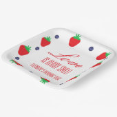 Assiettes En Carton Love Is Berry Sweet Fruit Bridal Shower (Angulaire)