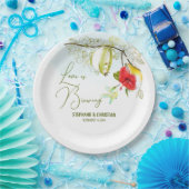 Assiettes En Carton Love Is Brewing Hummingbird Tea Party (Fête)