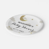 Assiettes En Carton Love Moon et Parties scintillant arrière Star Clou (Angle)