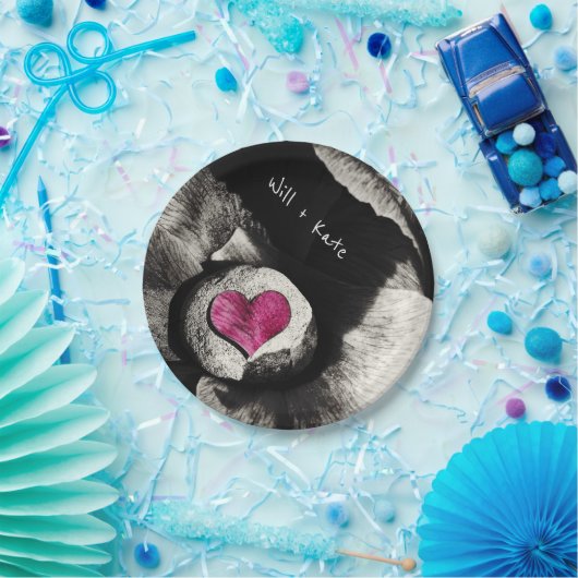 Assiettes En Carton Love Names & Hearth of Stone (Ensemble + Pour touj (Fête)