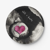 Assiettes En Carton Love Names & Hearth of Stone (Ensemble + Pour touj (Devant)