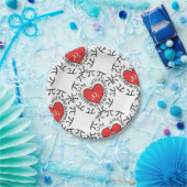 Assiettes En Carton Love Pi 3.14 Plaque Papier (Fête)