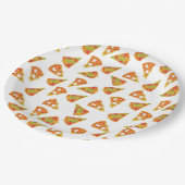 Assiettes En Carton Love Pizza (Angle)