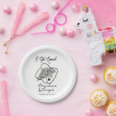 Assiettes En Carton Love & Pizza | Dîner de Répétition Casual (Fête)