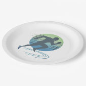 Assiettes En Carton Love Runner Marathon Compétitive Runner Event (Angle)