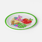 Assiettes En Carton Love School Enseignant Étudiant Dessiner des crayo (Angle)