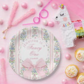 Assiettes En Carton Love Shack Fancy One Coquette Bow 1er Anniversaire (Fête)