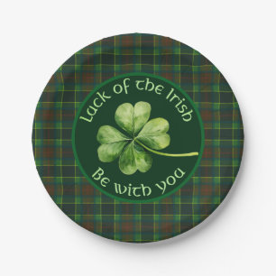 Assiettes En Carton Luck of the Irish