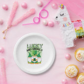 Assiettes En Carton Lucky And I Gnome It St Patrick's Day T Shirt (Fête)