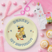 Assiettes En Carton Lucky Canard 1er Anniversaire (Fête)