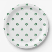 Assiettes En Carton Lucky Four Leaf Clover Mariage Saint Patricks (Devant)