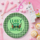 Assiettes En Carton Lucky & I Gnome It Jour de la Saint Patrick Party (Fête)