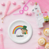 Assiettes En Carton Lucky Monkey Leprechaun (Fête)