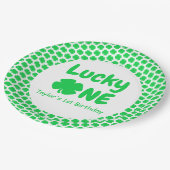 Assiettes En Carton Lucky One 1er anniversaire (Angle)