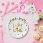 Assiettes En Carton Lucky One St Patrick's Day Papier Plaque Clover Bo (Fête)