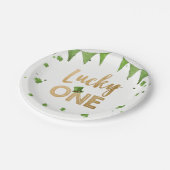 Assiettes En Carton Lucky One St Patrick's Day Papier Plaque Clover Bo (Angle)