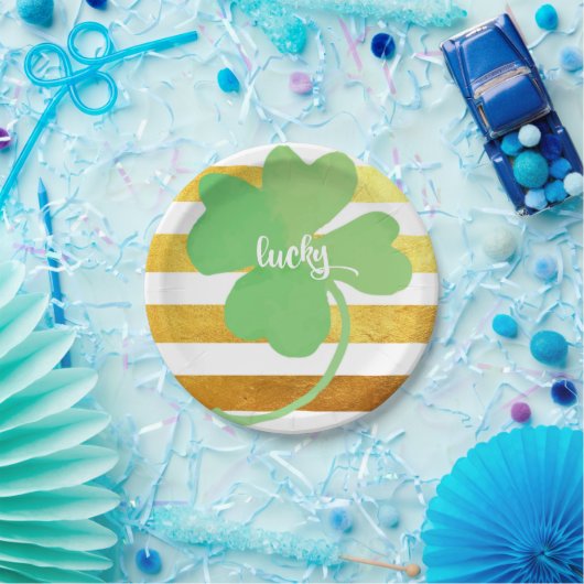 Assiettes En Carton Lucky St Patrick's Day (Fête)