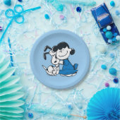 Assiettes En Carton Lucy Hugging Snoopy (Fête)