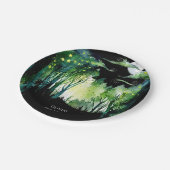 Assiettes En Carton Lueur de luciole (Angle)