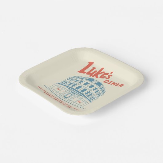 Assiettes En Carton Luke’s Diner Stars Hollow Design (Angulaire)