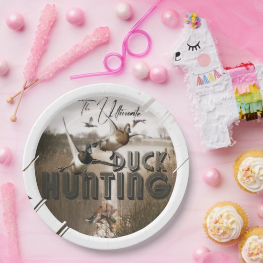 Assiettes En Carton L'ultime sac à timon de chasse canard classique r (Fête)