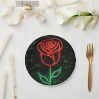 Lumière Néon Rouge Rose de Lierre Lumineuse Douce 