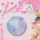 Assiettes En Carton Lumières du nord II (Fête)