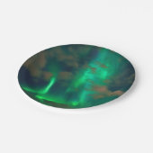 Assiettes En Carton Lumières du nord, l'aurore Borealis (Angle)