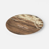 Assiettes En Carton Lumières rustiques et Mariage rustique (Angle)