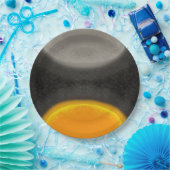 Assiettes En Carton Lune Astéroïde Sun Galaxy Anniversaire (Fête)