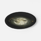 Assiettes En Carton Lune d'Halloween (Angle)