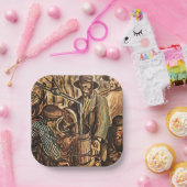 Assiettes En Carton Lune faisant blanc éclair Whiskey Liqueur (Fête)