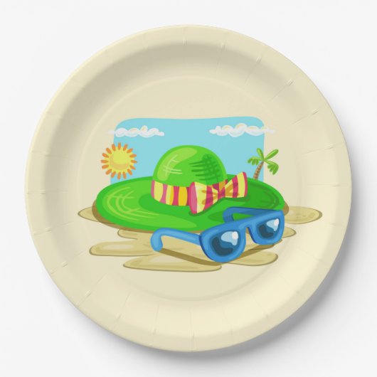 Assiettes En Carton lunettes de soleil (Devant)