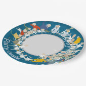 Assiettes En Carton Lutte de partie (Angle)