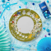 Assiettes En Carton Lutte de partie (Fête)