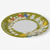 Assiettes En Carton Lutte de partie (Angle)