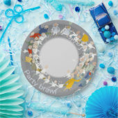 Assiettes En Carton Lutte de partie (Fête)