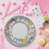 Assiettes En Carton Lutte de partie (Fête)